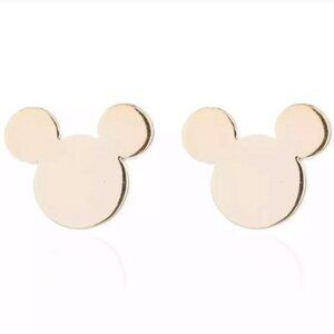 NEW Golden Mouse Stud Earrings